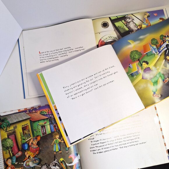 3 Walter The Farting Dog Book Lot Goes on a Cruise Banned from the Beach Colman - Picture 5 of 9